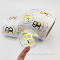 PVC Gold Foil Sticker with Self Adhesive